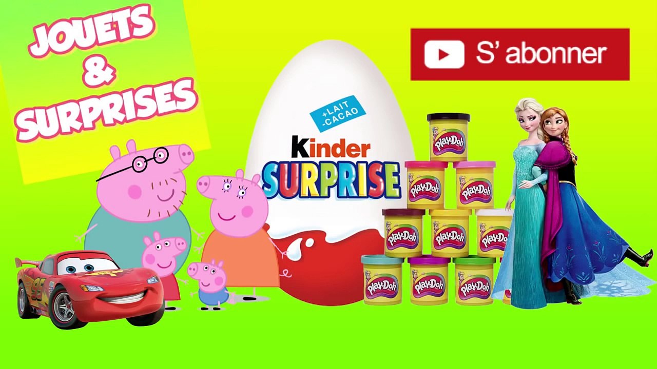 (TOYS) Peppa Pig Oeufs Surprises en Pâte à Modeler Play Doh Figurines Famille Peppa Cochon ♡