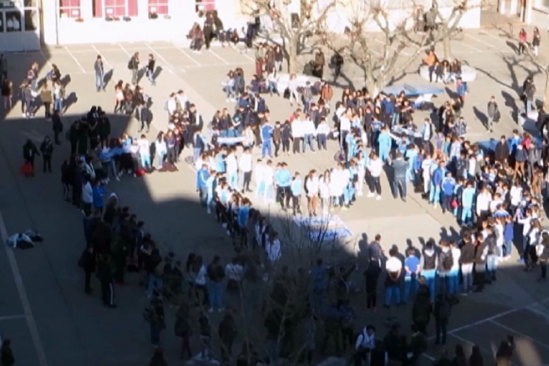 Le mannequin challenge OM des collégiens de Gréasque