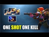 DAILY 1 MMR - ONE SHOT ONE KILL 3 RAPIER SNIPER AGHANIM SCEPTER 7.00 - Dota 2