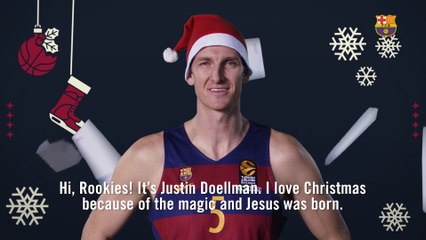 Barça Rookie, celebrate Christmas with Dorsey, Navarro, Rice ... and all the team!