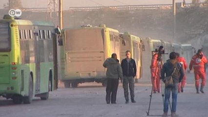 Começa retirada em área oriental de Aleppo