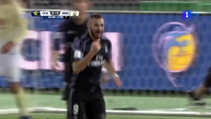 1-0 Benzema - GOAL - Club America 0-1 Real Madrid - 15.12.2016