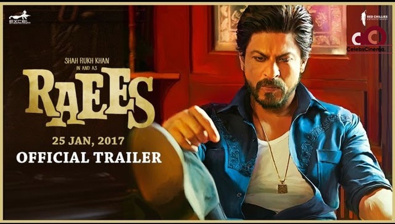 Raees - HD Hindi Movie Teaser Trailer [2016] - Shah Rukh Khan - Mahira Khan