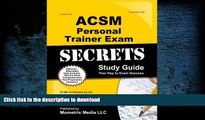 Hardcover Secrets of the ACSM Personal Trainer Exam Study Guide: ACSM Test Review for the American