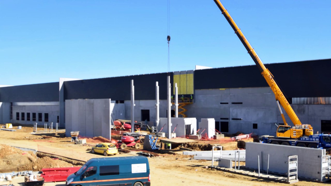 Janvier 2016 | BARJANE | Timelapse chantier Auchan Serris