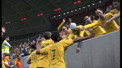 PES2017 Brazil×Uruguay CopaAmerica2ndRound