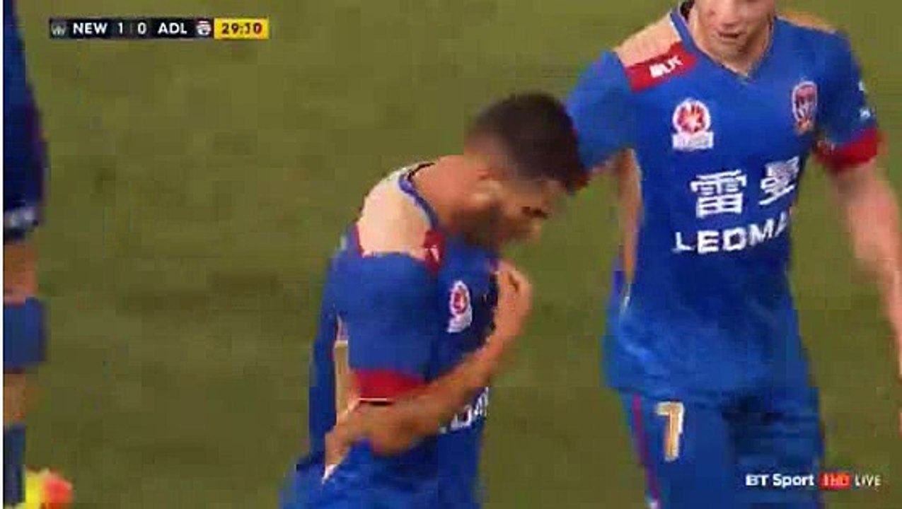 Andrew Nabbout Goal HD - Newcastle Jets 1-0 Adelaide United 15.12.2016