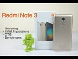 Xiaomi Redmi Note 3 (Indian Retail Unit 3GBRam, 32GB) Unboxing & Initial Impressions