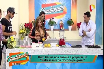 Combinado: ¡Aprende a preparar un ‘Refrescante de cocona pa’ gozar’ con Ruth Karina!