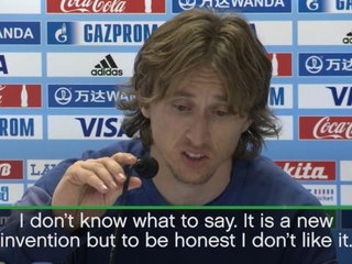 Modric not a fan of new technology
