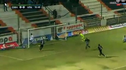 Greek Cup: Ogboe M. GOAL for OFI Crete vs Iraklis 15 12 2016