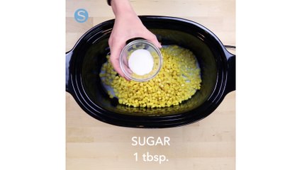 Slow cooker creamed corn recipe