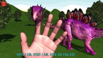 DINOSAUR VELOCIRAPTOR WALKING Finger Family & MORE | Nursery Rhymes In 3D Animation