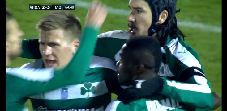 Sebastian Leto Goal HD - Apollon Smirnis 2-3 Panathinaikos - 15.12.2016