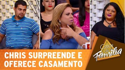 Christina surpreende e oferece casamento aos participantes