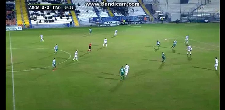Greek Cup: Sebastian Leto Goal - Apollon Smirnis - Panathinaikos 2 - 3, 15.12.2016