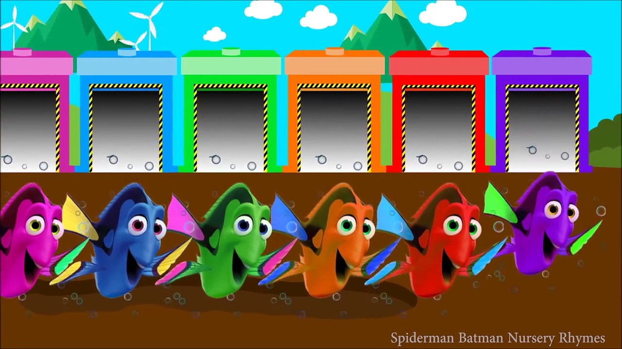 Finding Dory, Finding Nemo Learning Colours for Kids - Colors For Children To Learn with Dory & Nemo
