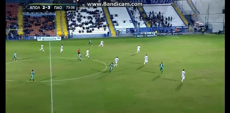 Giorgos Dasios Goal HD - Apollon Smirnis 2-4 Panathinaikos - 15.12.2016
