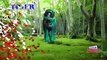 Gorilla colors finger family 3D animation cartoon Nursery rhymes for Kids - Dinosaur finger family