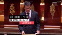 Manuel Valls propose de supprimer le 49.3 !!!