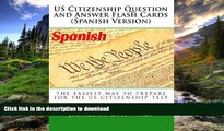 Hardcover US Citizenship Question and Answer Flash Cards (Spanish Version) (Spanish Edition) Full