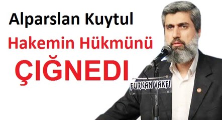 Alparslan Kuytul Hakemin Hükmünü  Çiğnedi
