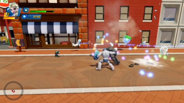 FROZEN en español | ELSA de Frozen lucha contra monstruos en el videojuego Disney Infinity