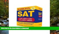 Hardcover Barron s SAT Vocabulary Flash Cards, 2nd Edition: 500 Flash Cards to Help You Achieve a