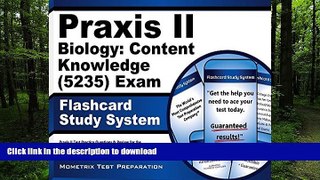 Hardcover Praxis II Biology: Content Knowledge (5235) Exam Flashcard Study System: Praxis II Test