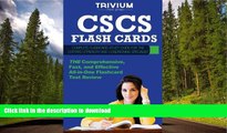 Pre Order CSCS Flash Cards: Complete Flash Card Study Guide for the Certified Strength and