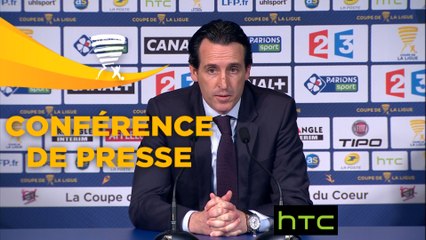 Conférence de presse Paris Saint-Germain - LOSC (3-1) : Unai EMERY (PARIS) -  (LOSC) - 2016/2017