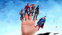 The Finger Family Song | Superhero Song Finger Family | Spiderman Superman Thor Family Song