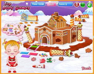 Baby Hazel Gingerbread House Game
