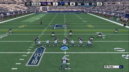TD Williams vs Baltimore Madden NFL 16