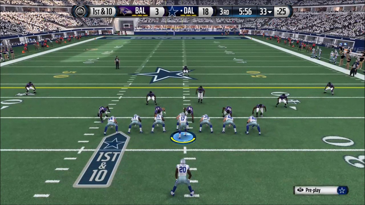 TD Williams vs Baltimore Madden NFL 16
