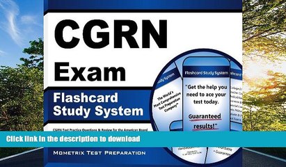 Hardcover CGRN Exam Flashcard Study System: CGRN Test Practice Questions   Review for the American