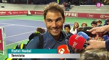 Rafa Nadal&Marc López / Doubles QF / Spanish Championships 2016 ( Interview)