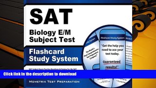 Pre Order SAT Biology E/M Subject Test Flashcard Study System: SAT Subject Exam Practice