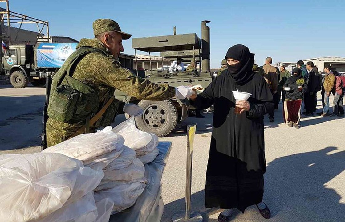 Syria: Eastern Aleppo. Сирия, Восточный Алеппо. Работа российского Центра примирения в Сирии