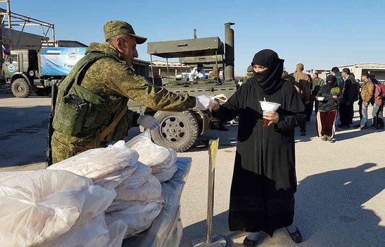 Syria: Eastern Aleppo. Сирия, Восточный Алеппо. Работа российского Центра примирения в Сирии