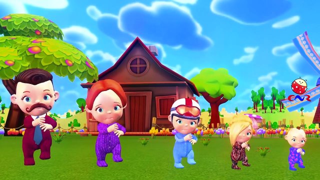 Funny Little Baby Boy On Gorilla Singing ABC Phonic Nursery Rhymes | Little Babies Finger Family