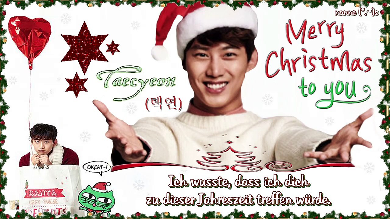 Taecyeon - of 2PM – Merry Christmas To You k-pop [german Sub]