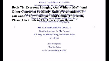 Download Is Everyone Hanging Out Without Me? (And Other Concerns) ebook PDF