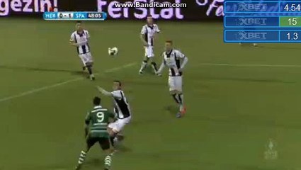 GOAL - Heracles Almelo 0 - 1 Sparta Rotterdam - 2016-12-15