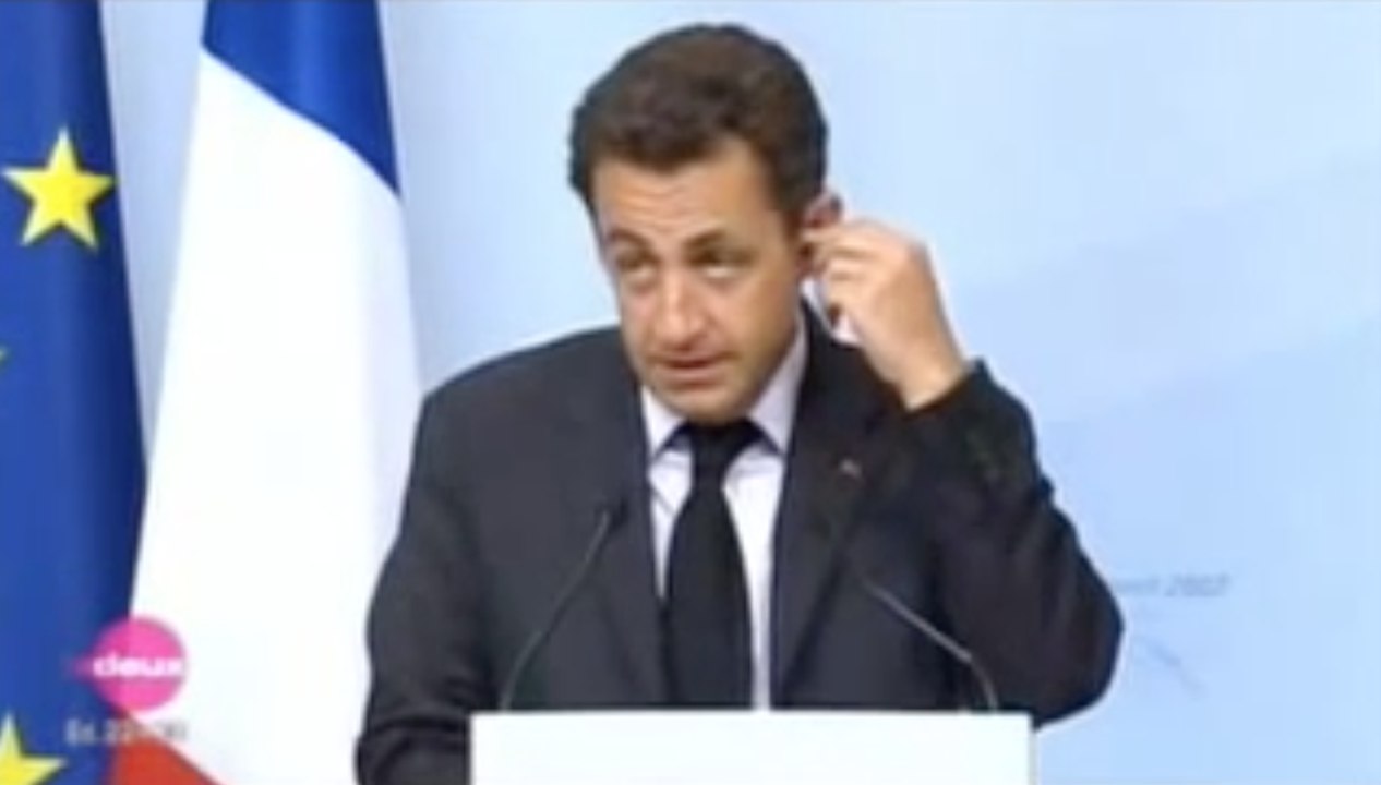 Nicolas Sarkozy "ivre" au sommet du G8 en 2007