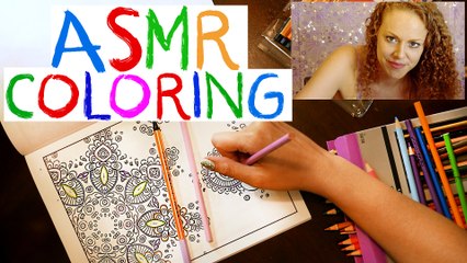 ASMR Soft Spoken Adult Coloring Book for Relaxation, Binaural Triggers, Page Turning, Sleep Aid