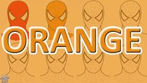 Learning Colors Spiderman with | Spider-Man Coloring - Coloured Learn Colors in English