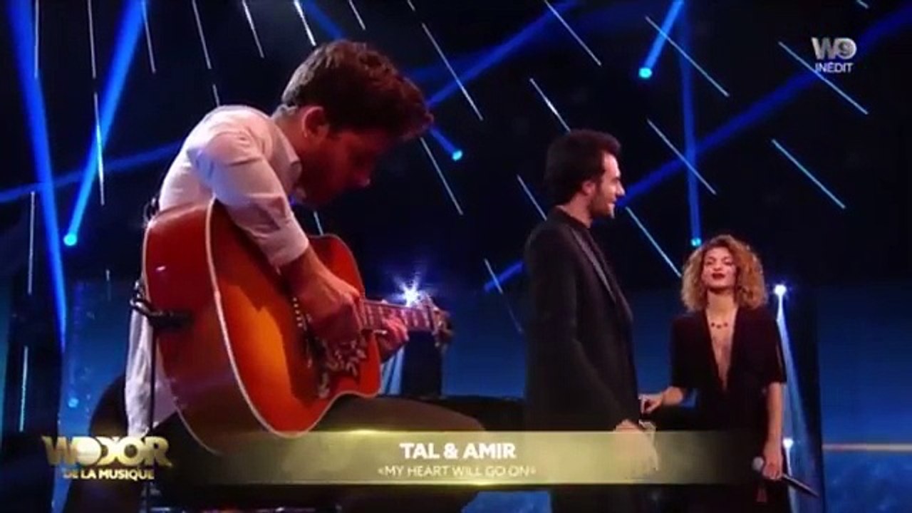 Amir y Tal cantando My Heart Will Go On (Premios W9 D'OR - 14_12_2016) -AMIRFANSES