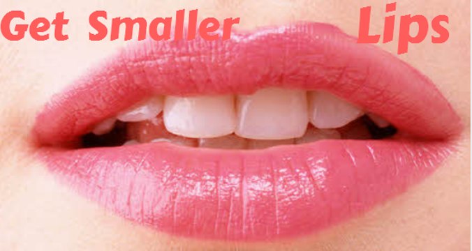 How to Get Small Lips | Get Smaller Lips Naturally At Home - Tips To Make Your Lips Smaller