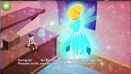 Kids Stories : Pinocchio story - kids stories in english with subtitles █▬█ █ ▀█▀